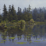 Jim McVicker - Plein Air Oil Painting at the Lake