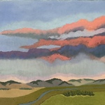 James K. Vincent - ArtWalk Livingston - Frame Garden July 28th - Montana Skies