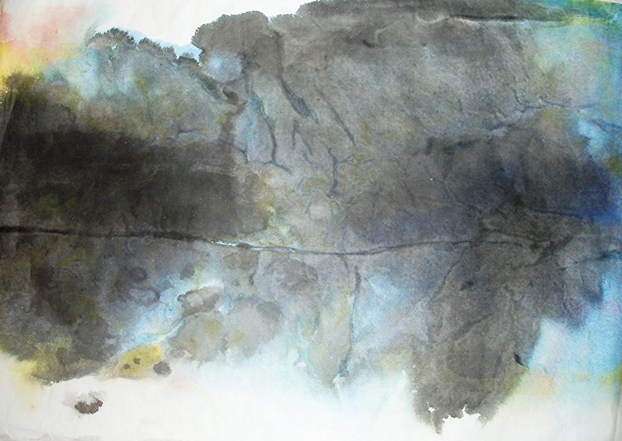 Morning Gorge by Ming Franz Splash Color ~ 20 x 26