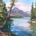 Laura Gable - Plein Air Glacier Paint Out / Show and Sale