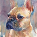 Alicia Farris - ANIMALS AND PETS in Watercolor
