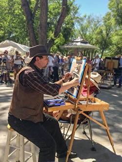 Steve Atkinson - Quick Draw 2 to 4 PM at the Phippen Museum Western Art Show and Sale