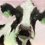 Regina Willard - Devine Bovine!! ..using complimetary colors!