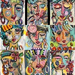 Regina Willard - About Face/ Abstract Faces
