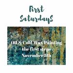 Mary Mendla - FIRST SATURDAYS: OIL & COLD WAX-the first steps Studio Playdate