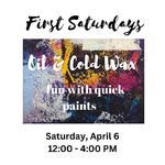 Mary Mendla - FIRST SATURDAYS OIL & COLD WAX - fun with quick paints