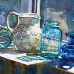 Catherine Hillis - Watercolor Immersion, Painting Reflections, Locust Grove, VA