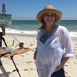 Jessica Henry Gray - Destin, Florida Plein Air Painting