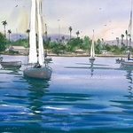 Keiko Tanabe - Plein Air Painting in San Diego