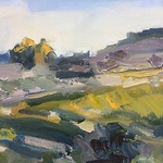 Karen Doyle - Southern California Plein Air Painters Sea & Sage Quick Draw