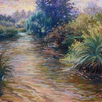 Ann Thiermann - Summer Pastel: From the River to the Sea, Santa Cruz Waterways