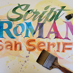 Tony Segale - Brush Lettering & Abstract Marks with Watercolor