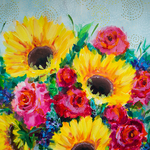 Rohini Mathur - Painting Colorful Florals