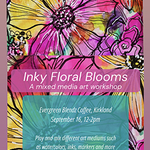 Rohini Mathur - Inky Floral Blooms (Coffee & Create)