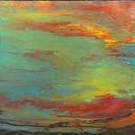 FIRST GALLERY OLATHE  - POUR PAINTING LANDSCAPES  $30. AUGUST 9, 6:30-8:30