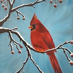 FIRST GALLERY OLATHE  - PAINT NIGHT "CARDINAL"TUESDAY APRIL 25  TIME: 6:30-8:30  COST:$30.
