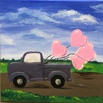 FIRST GALLERY OLATHE  - "VALEN-TRUCK" PAINT NIGHT Time: 6:30-8:30  Date:TUESDAY FEBRUARY 8, $25. per Artist