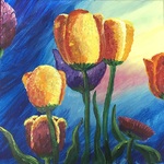 FIRST GALLERY OLATHE  - PAINT NIGHT "SPRING TULIPS" TUESDAY MARCH 15, COST:$25.00 per artist. TIME: 6:30-8:30