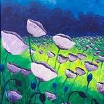 FIRST GALLERY OLATHE  - PAINT NIGHT "POPPIES"  Thursday APRIL 21   TIME: 6:30-8:30�  COST:$25. per Artist�