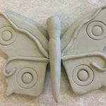 FIRST GALLERY OLATHE  - "CLAY BUTTERFLY PLANT SITTER" JUNE  20