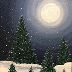 FIRST GALLERY OLATHE  - PAINT NIGHT "WINTERSCAPE" JANUARY 26,6:30-8:30,$30.