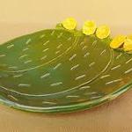 FIRST GALLERY OLATHE  - CLAY CLASS "FLOWERING PRICKLY PEAR DISH" JUNE 12