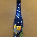 FIRST GALLERY OLATHE  - "UNDER THE SEA"LIGHTED BOTTLE PAINTING TUESDAY MAY 23, 6:30-8:30  $30.