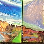 FIRST GALLERY OLATHE  - *POUR LANDSCAPES*  TUESDAY JANUARY 23, 6:30-8:30 $30.