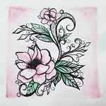 FIRST GALLERY OLATHE  - "INK & WATERCOLOR FLOWER" WITH TESH DATE- FRIDAY SEPTEMBER 15  TIME: 5:00-7:00 COST:$30.