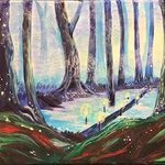FIRST GALLERY OLATHE  - "FORBIDDEN FOREST" PAINT NIGHT  TUESDAY OCTOBER 24, 6:30-8:30 , $30