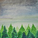 FIRST GALLERY OLATHE  - "INK & WATERCOLOR NIGHT SNOWFALL" WITH TESH DATE- FRIDAY JANUARY 12  TIME:6:30-8:30 $30.