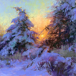 Lana Ballot - Winter Landscape With Pastels