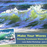 Lana Ballot - Painting Translucent Waves with Pastels