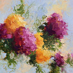 Addren Doss - Abstract Florals in Oil and Cold Wax