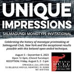 Susan M Story - Unique Impressions: Salmagundi Invitational Exhibition