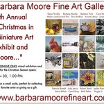Beth Palser - 6th Annual Christmas In Miniature Art Exhibit, Barbara Moore Fine Art Gallery