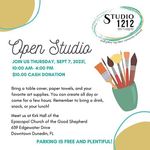 Studio 1212 Art Gallery - Open Studio; September 7, 2023, 10:00 AM - 4:00 PM