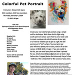Studio 1212 Art Gallery - Colorful Pet Portrait