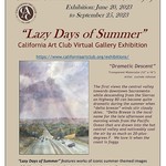 Lucinda Johnson - California Art Club Excellence in Traditional Fine Art Competition, "Lazy Days of Summer"