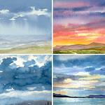 Rafael DeSoto. Jr. - Painting Skies in Watercolor