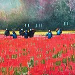 Kathy Gale - Painting The Tulips Fields