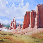 Jane Fritz - Watercolors of the High Desert, New Mexico Watercolor Society Signature Member Show
