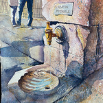 Jan Guarino - Painting in Cinque Terre