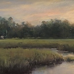 Vicki Lueb - Painting The Marsh Landscape