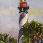 Ted Head - Watercolor Workshop - St. Augustine Lighthouse