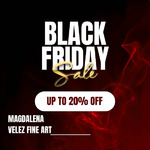 Magdalena Velez - Black Friday! small Canvas sale!