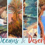Claudia Verciani - Oceans & Deserts - Duo Exhibit at La Playa Gallery