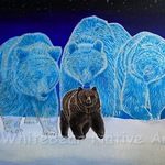 WhiteBear Native Art - Featured Exhibit at The ArtLounge Collective