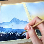 Svitlana Prouty - WATERCOLOR BASIC. FLAT WASH Technique