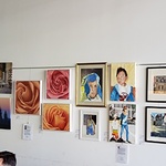 Gail Sjoman, Art Liaisons - Art Exhibit at Philz Coffee Chase Center San Francisco